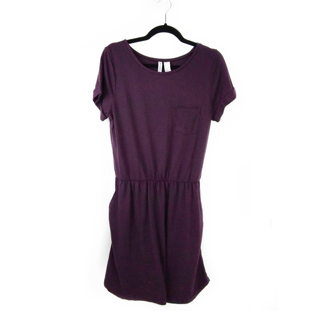 H&M Medium Plum Mini Dress
